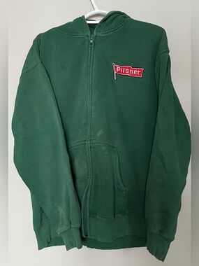 Vintage Pilsner zip up hoodie